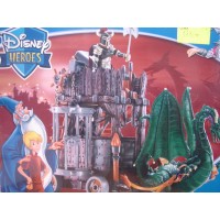 Disney Heroes Wieża ze Smokiem Król Artur i Merlin